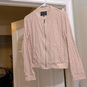 Light pink/mauve tailored light jacket